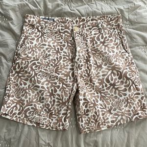 Vilebrequin cotton flat front shorts